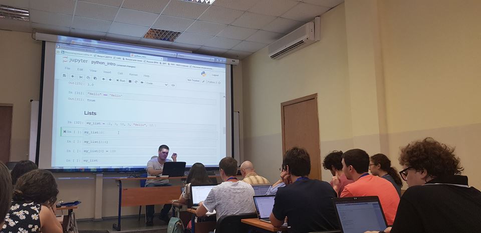 ANR-Lab hold the Ninth International Summer School &quot;Applied Data Analysis with Python&quot; (TMSA-2018)