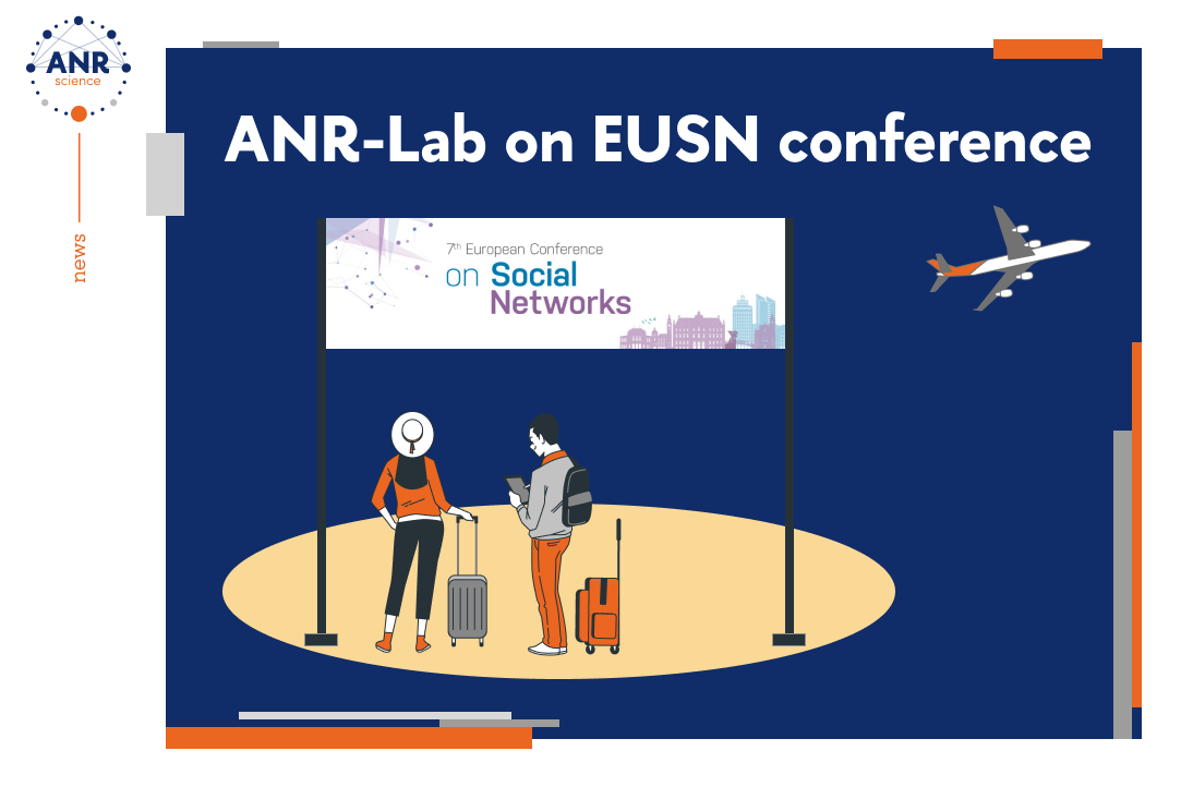 ANR-Lab staff at the EUSN 2023 conference on social networks